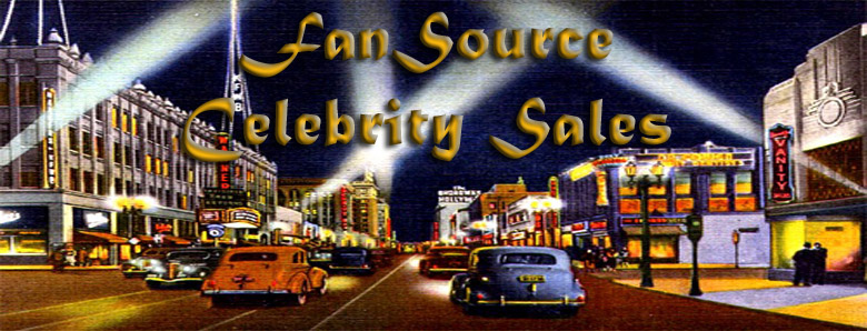 Welcome to FanSource Celebrity Sales
